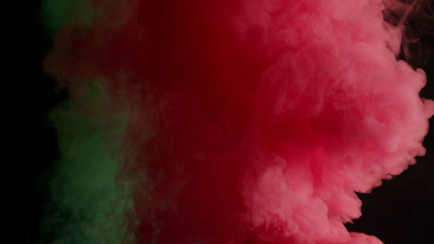 istock Colorful Smoke on Dark Background 1060383650