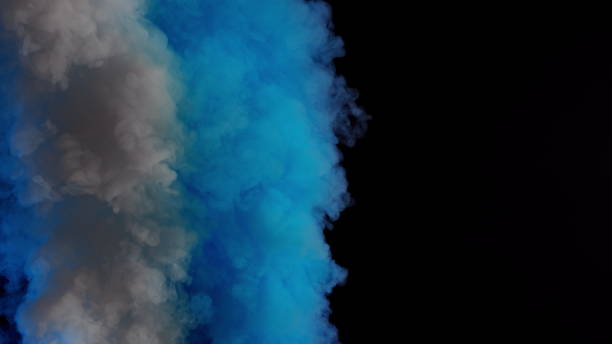 istock Colorful Smoke on Dark Background 1060383720