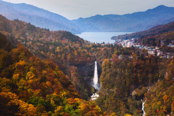 istock Kegon Falls in autumn 1060389444