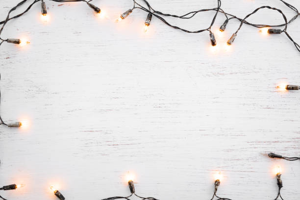 Christmas Lights Bulb Decoration Stock Photo - Download Image Now - Christmas  Lights, Christmas, Backgrounds - iStock