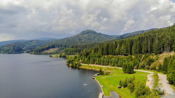 istock Aerial view of Stausee Soboth 1060392698