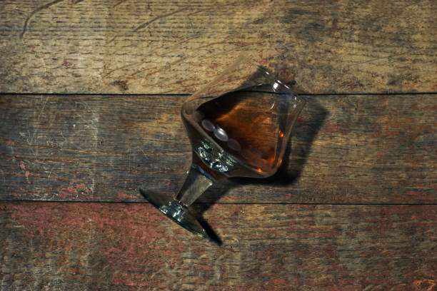 istock Conceptual composition, alcohol drink in a glass. 1060394274