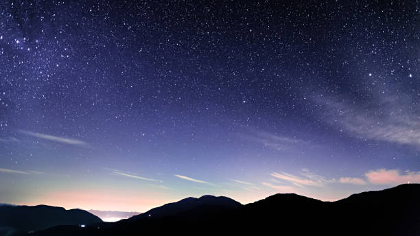 istock Scenic night sky and stars in Taiwan 1060394292