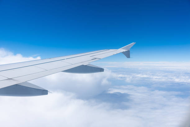 istock View out of a plane's window 1060398584