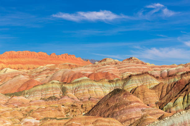 istock Rainbow Mountain in  Zhangye Danxia National Geopark, Gansu, China . 1060399336