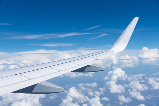istock View out of a plane's window 1060400756