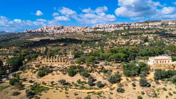 istock Valley of the Temples. An archaeological site in Agrigento (ancient Greek Akragas), Sicily. 1060403490