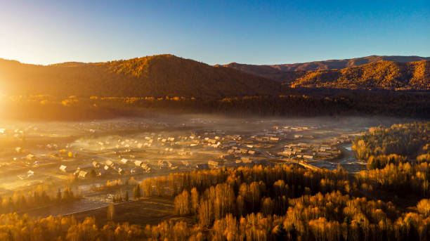 istock Hemu Village in Autumn 1060421508