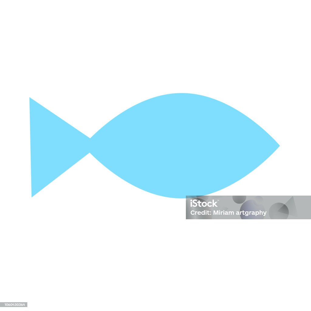Simple Vector Image Fish Simple Vector Of A Fish Stock Illustration - Download Image Now ...