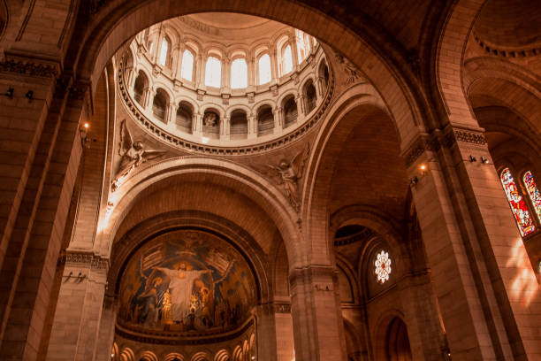 istock Interior of the Basilica in Paris 1060430366