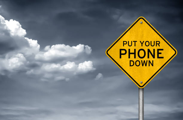 Put Your Phone Down stock photo