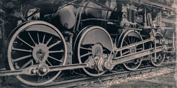 Photo of Old steam locomotive