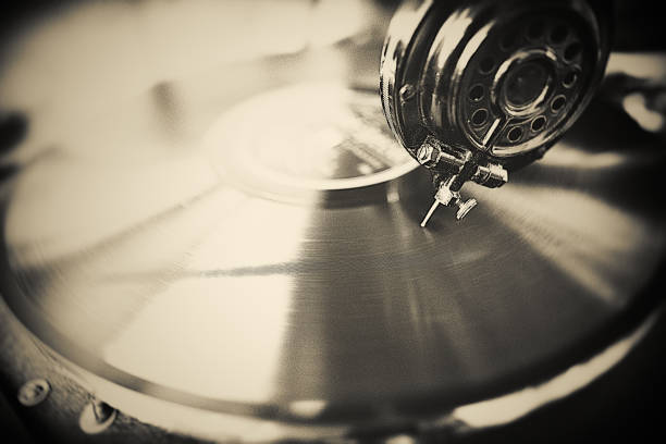A crazy sound - I love it!!! Gramophone, Analog, Music, Art, Close-up, jazz music photos stock pictures, royalty-free photos & images