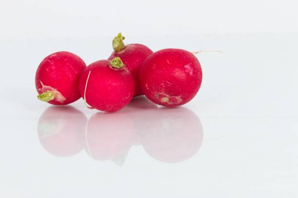istock Radishes against a white background 1060460872