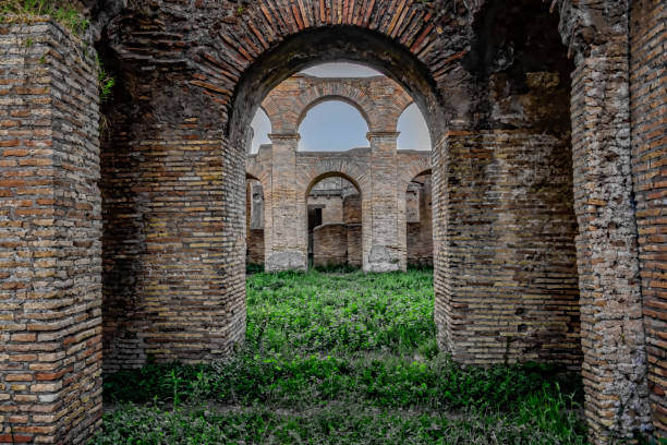 Ostia Antica archaeological excavations, Rome Italy