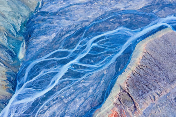 istock aerial view of blue canyon riverbed 1060468126