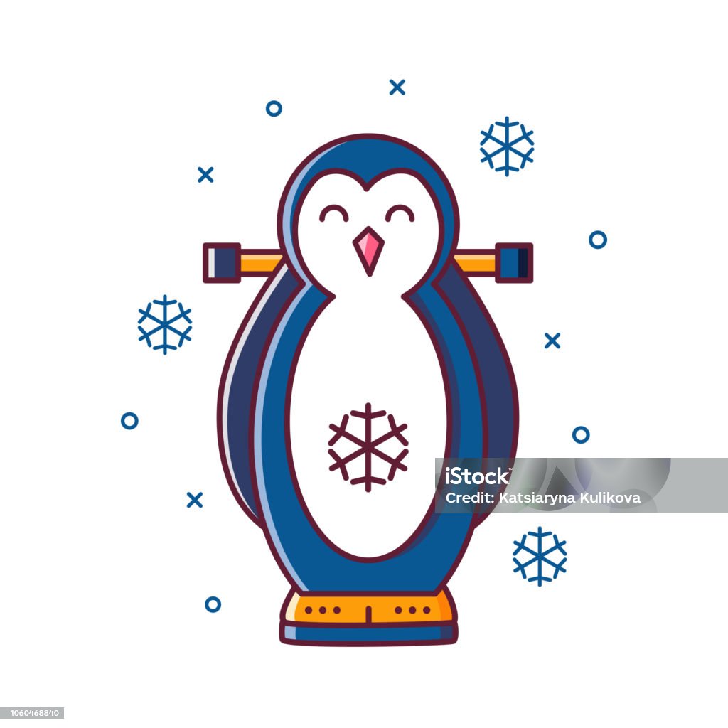 Chim Cánh Cụt Trượt Băng Hỗ Trợ Học Tập Trẻ Em Sân Trượt Băng Hình ...