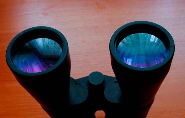istock The lens of the binoculars 1060471858