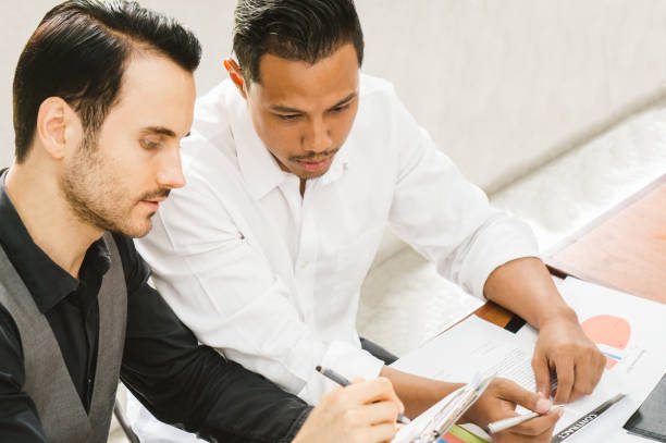 istock Businessman and partner meeting about new target 1060473418
