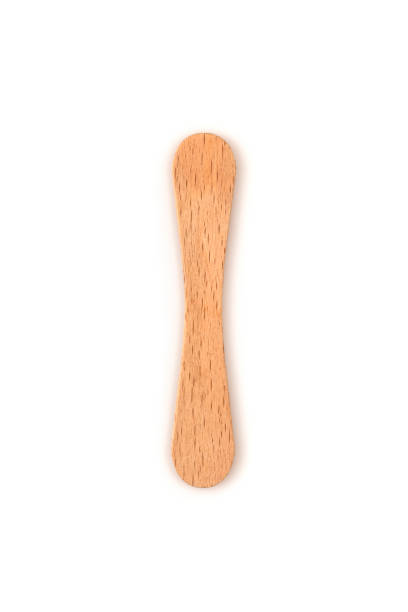 Ice cream stick Ice cream stick isolated on white background popsicle stick stock pictures, royalty-free photos & images