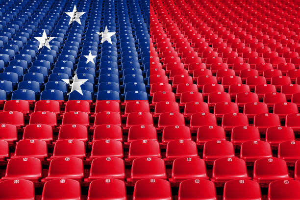 istock Samoa flag stadium seats. Sports competition concept. 1060476644