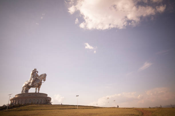 istock Genghis Khan Monument at Zonjin Boldog Mongolia 1060504704