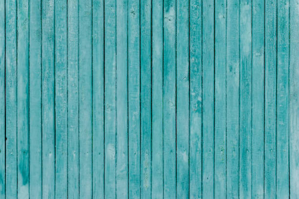 istock Old painted vertical wood boards 1060505316