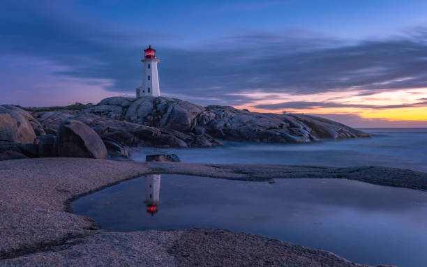 istock Reflection of Peggys Cove Lighthouse 1060515150
