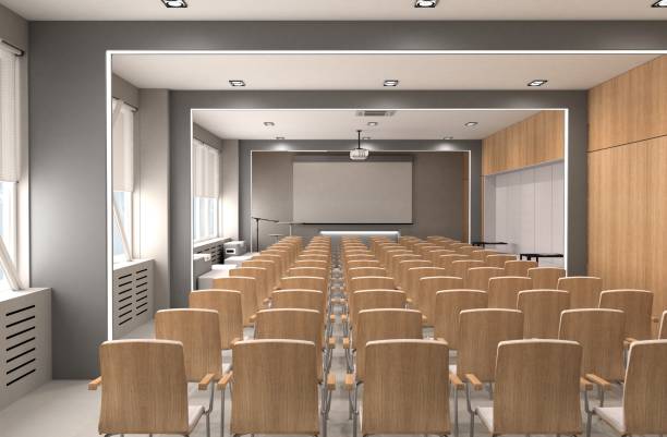 istock interior, exhibition hall, 3D illustration 1060518760