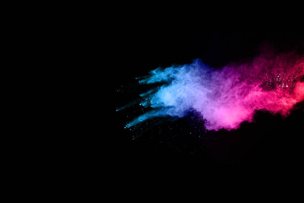istock abstract colored dust explosion on a black background.abstract powder splatted background,Freeze motion of color powder exploding/throwing color powder, multicolored glitter texture. 1060521774