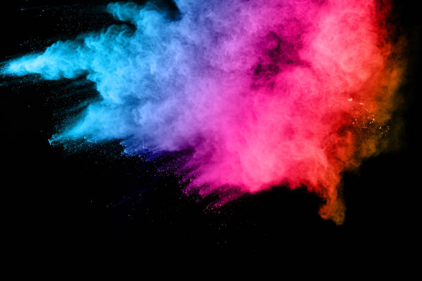 istock abstract colored dust explosion on a black background.abstract powder splatted background,Freeze motion of color powder exploding/throwing color powder, multicolored glitter texture. 1060521868