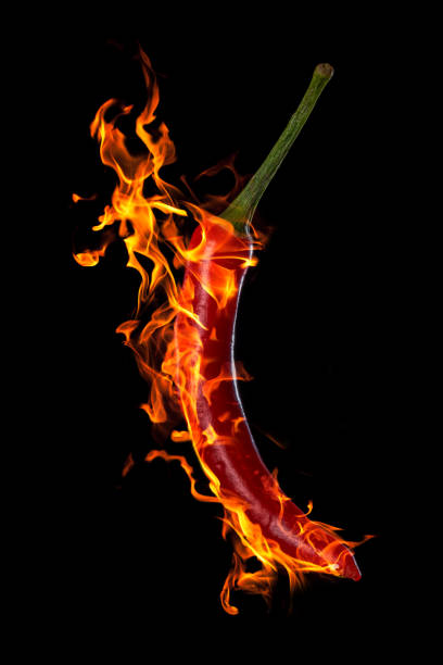 zeer hete chili peper - chili fire stockfoto's en -beelden