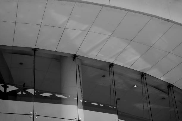 istock Abstract background architecture lines. modern architecture detail 1060524324