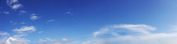 istock Panorama sky with cloud on a sunny day. 1060534754