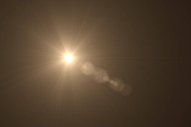 Lens Flare, Sun Light, Solar Energy Concept.