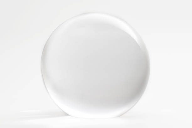 istock glass sphere isolated on a white background 1060541346