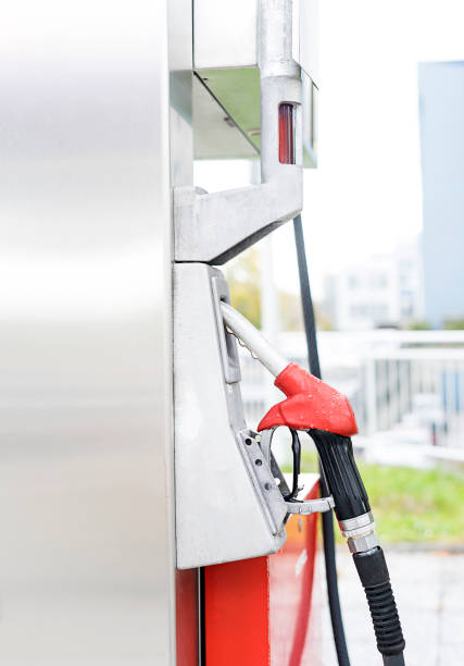 istock Gasoline tap in the urban environment 1060548472