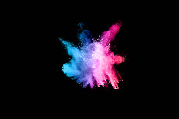 istock abstract colored dust explosion on a black background.abstract powder splatted background,Freeze motion of color powder exploding/throwing color powder, multicolored glitter texture. 1060557684
