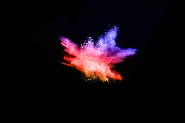 istock abstract colored dust explosion on a black background.abstract powder splatted background,Freeze motion of color powder exploding/throwing color powder, multicolored glitter texture. 1060557710