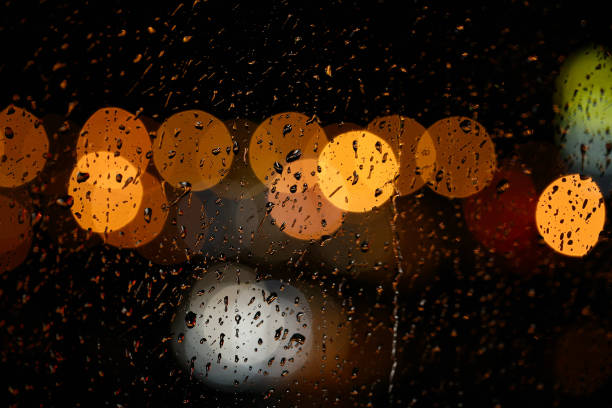 istock Blurred background of the night city 1060561956