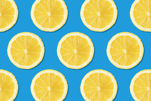 istock Creative layout made of lemons. Flat lay. Food vegan concept. 1060568402