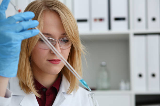istock Technician hold in arms in protective gloves 1060571906