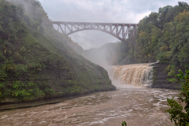 istock Waterfalls in New York State Park 1060576122