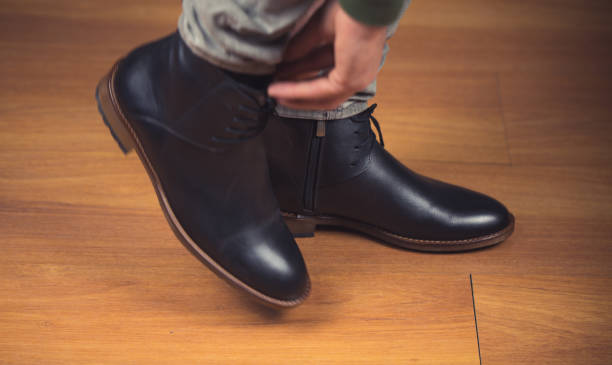 istock Classic man shoes at white background 1060583610