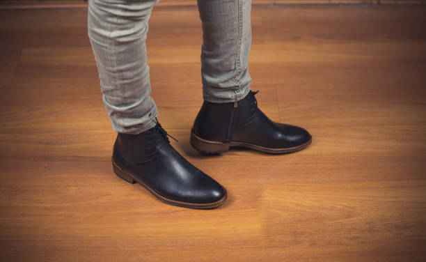 istock Classic man shoes at white background 1060583628