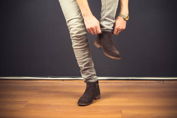 istock Classic man shoes at white background 1060586472