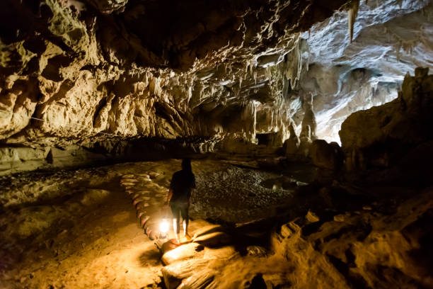 istock Tourist speleology expedition in Thailand 1060588962