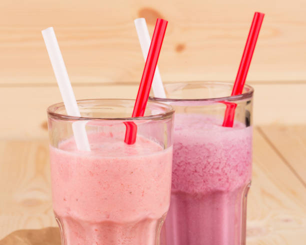 istock Delicious berry smoothies present in a glasses. 1060589152
