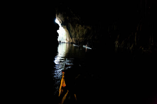 istock Tourist cave rafting in Thailand 1060589240