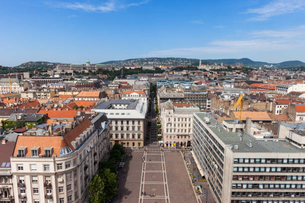 istock Budapest City Cityscape With St Stephen Square 1060592044